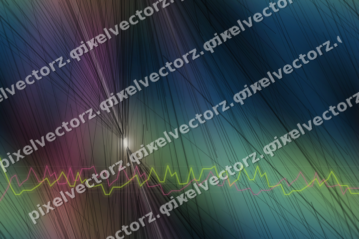 Nahtloser Neon Diagramm Hintergrund in Limette und Bernstein