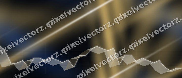Nahtloser Neon Diagramm Hintergrund in Blau und Bernstein