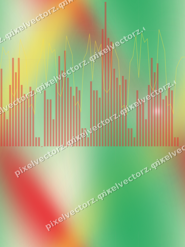 Nahtloser Pastell Diagramm Hintergrund in Rot und Orange