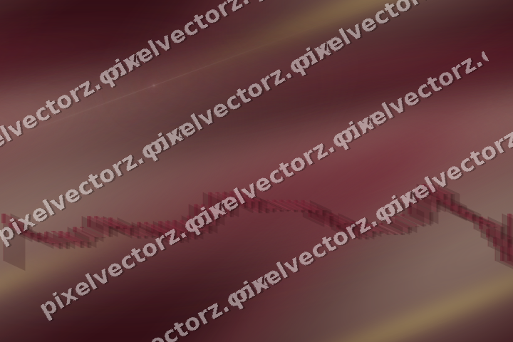 Nahtloser Neon Diagramm Hintergrund in Dunkelrosa und Rot