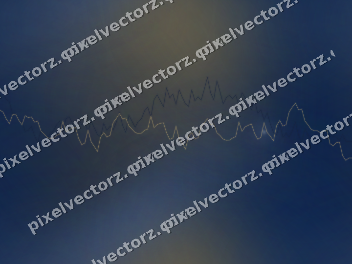 Nahtloser Neon Diagramm Hintergrund in Blau und Bernstein