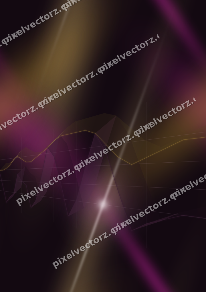 Nahtloser Neon Diagramm Hintergrund in Magenta und Bernstein