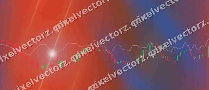 Nahtloser Neon Diagramm Hintergrund in Blau und Rot