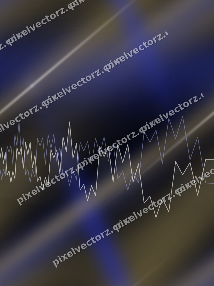Nahtloser Neon Diagramm Hintergrund in Blau und Bernstein