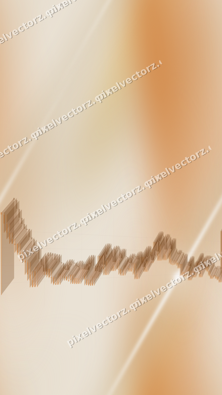 Nahtloser Pastell Diagramm Hintergrund in Orange und Bernstein