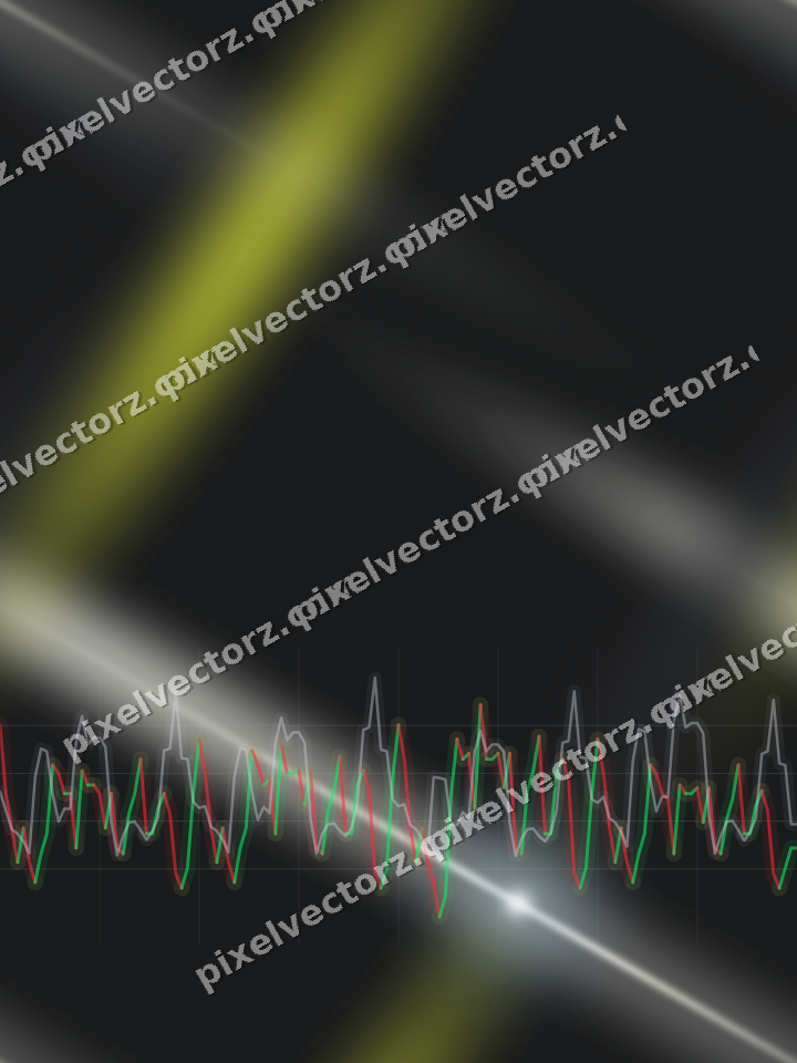Nahtloser Neon Diagramm Hintergrund in Gelb und Grau