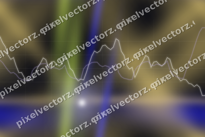 Nahtloser Neon Diagramm Hintergrund in Blau und Violett