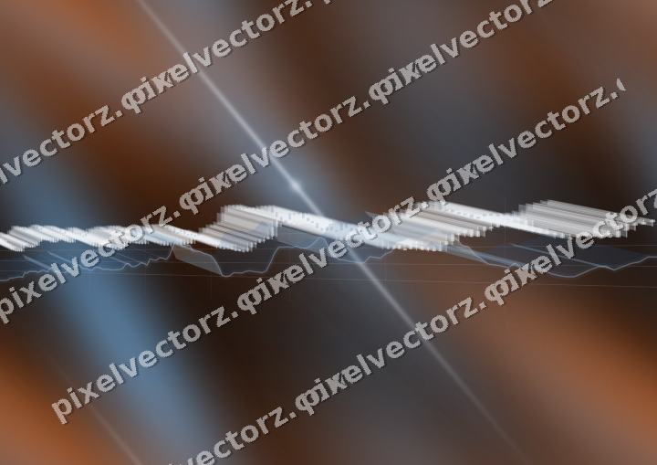 Nahtloser Neon Diagramm Hintergrund in Blau und Orange