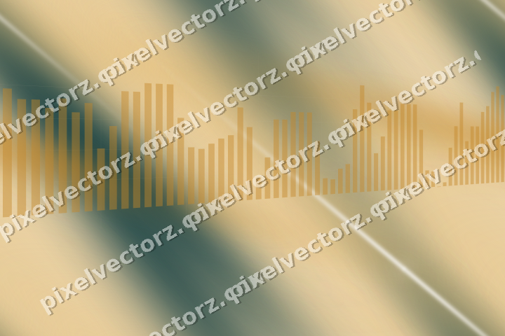 Nahtloser Pastell Diagramm Hintergrund in Bernstein und Dunkelpetrol
