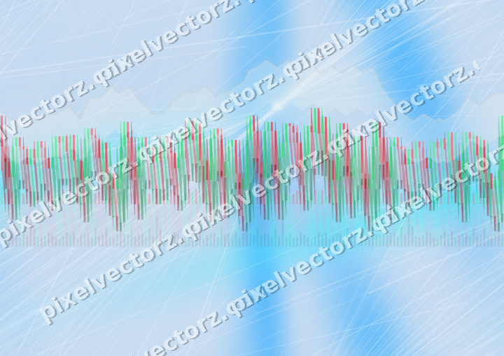 Nahtloser Pastell Diagramm Hintergrund in Türkis und Blau