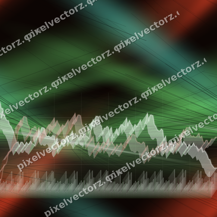 Nahtloser Neon Diagramm Hintergrund in Rot und Orange
