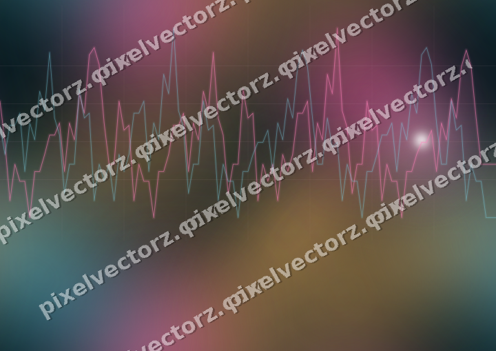 Nahtloser Neon Diagramm Hintergrund in Rosa und Türkis