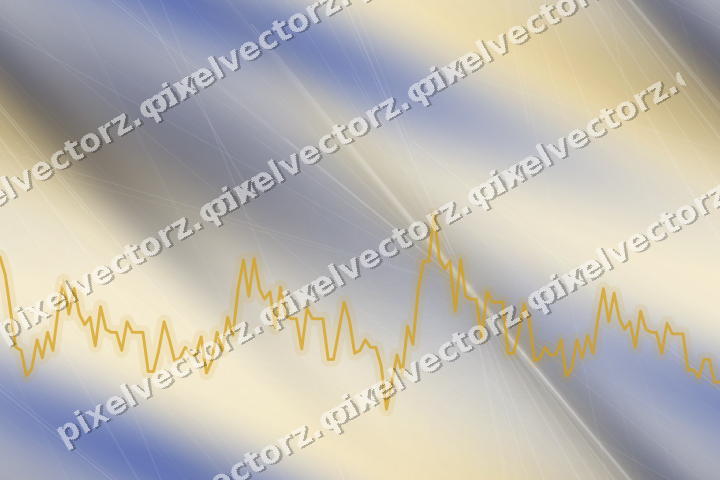 Nahtloser Pastell Diagramm Hintergrund in Bernstein und Blau