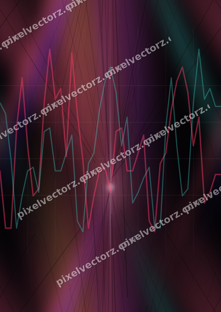Nahtloser Neon Diagramm Hintergrund in Rosa und Bernstein