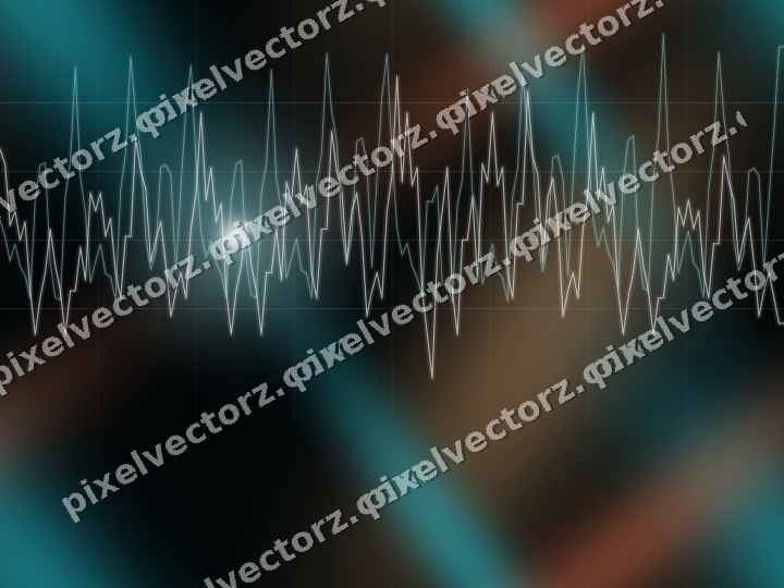 Nahtloser Neon Diagramm Hintergrund in Petrol und Orange