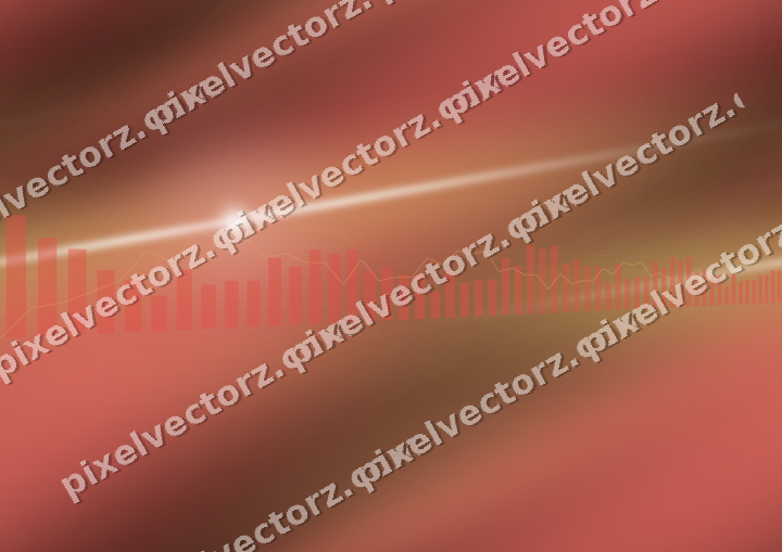 Nahtloser Neon Diagramm Hintergrund in Rot und Orange