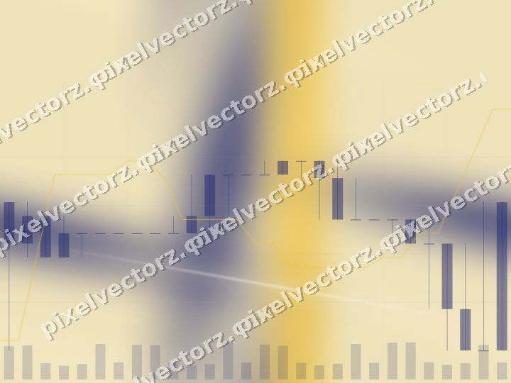 Nahtloser Pastell Diagramm Hintergrund in Dunkelblau und Bernstein