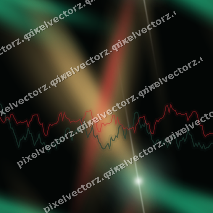 Nahtloser Neon Diagramm Hintergrund in Grün und Rot