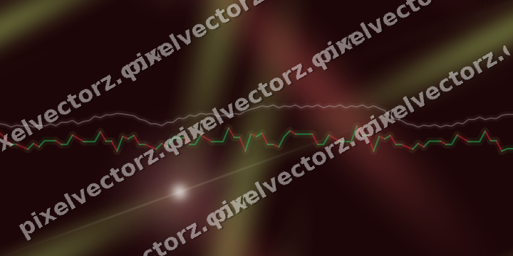Nahtloser Neon Diagramm Hintergrund in Rot und Grün