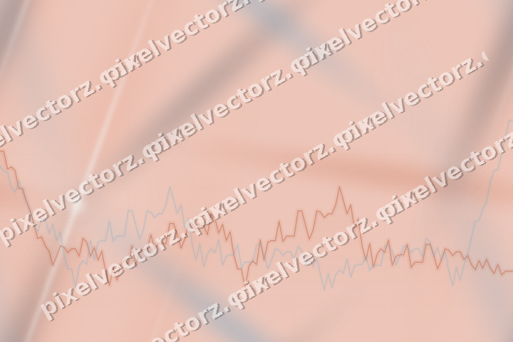 Nahtloser Pastell Diagramm Hintergrund in Orange und Türkis