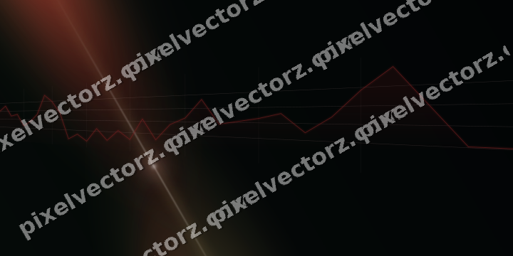 Leuchtender Neon Diagramm Hintergrund in Rot und Grün