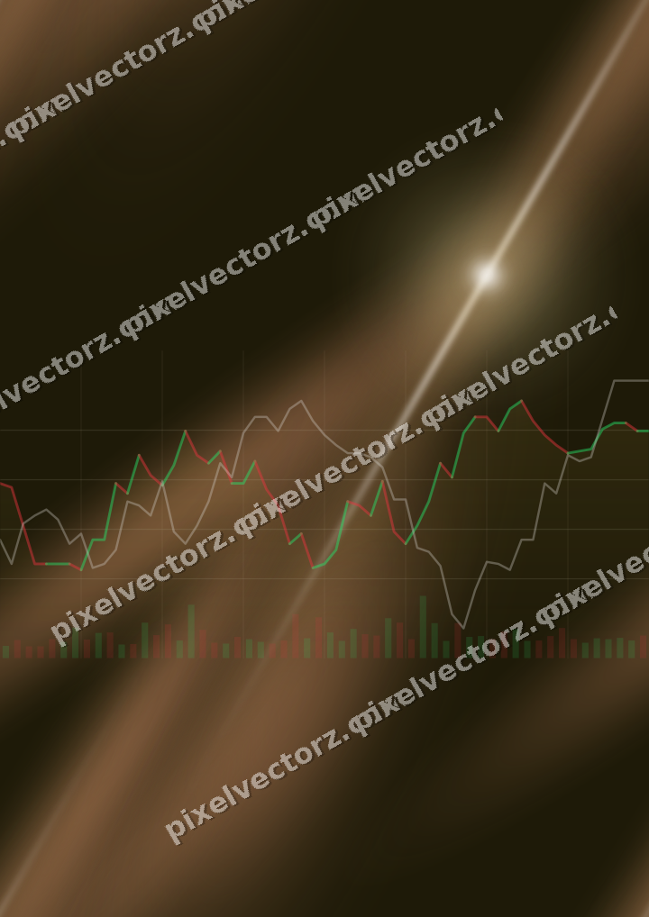 Nahtloser Neon Diagramm Hintergrund in Bernstein und Orange