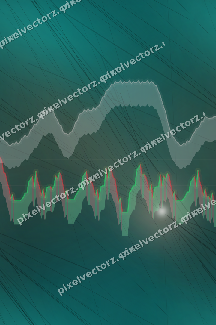 Nahtloser Neon Diagramm Hintergrund in Orange und Petrol