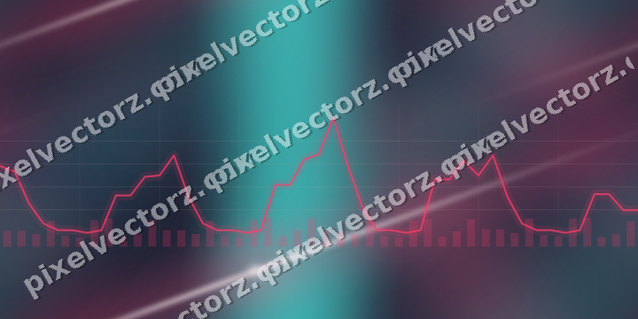 Nahtloser Neon Diagramm Hintergrund in Rosa und Bernstein