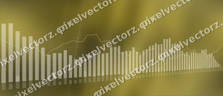 Nahtloser Neon Diagramm Hintergrund in Bernstein und Gelb