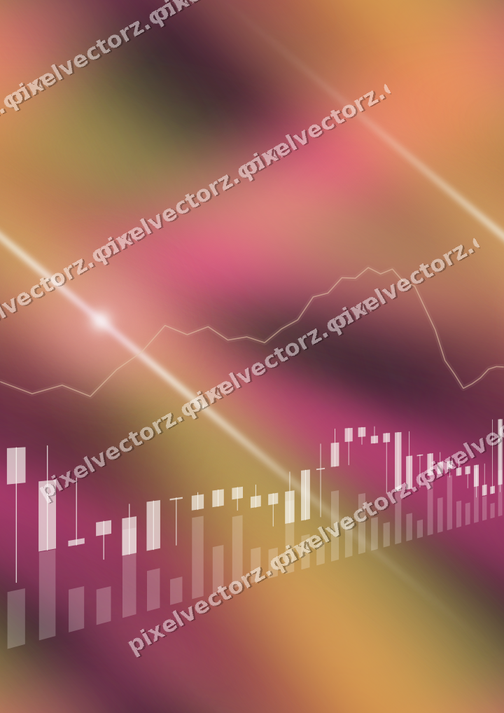 Nahtloser Neon Diagramm Hintergrund in Rosa und Orange