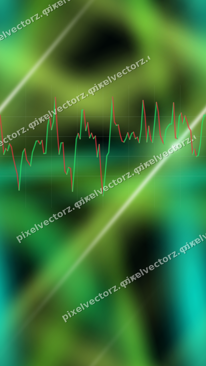 Nahtloser Neon Diagramm Hintergrund in Grün und Limette