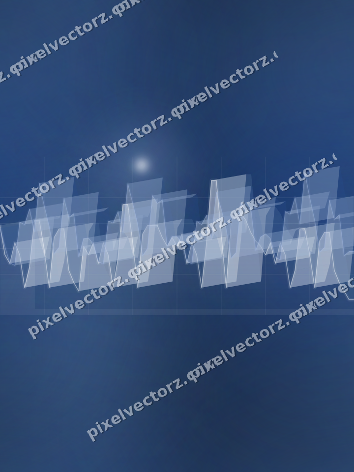 Nahtloser Neon Diagramm Hintergrund in Blau