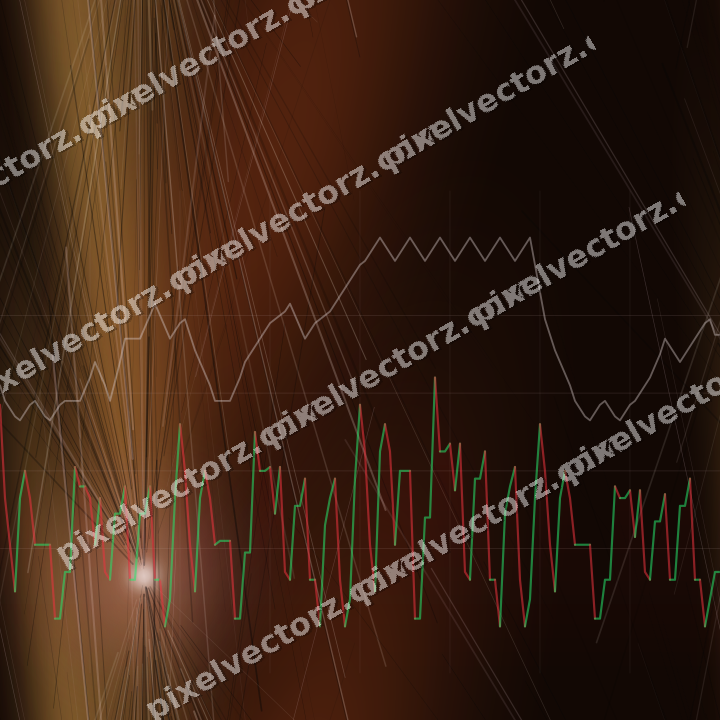 Nahtloser Neon Diagramm Hintergrund in Rot und Orange