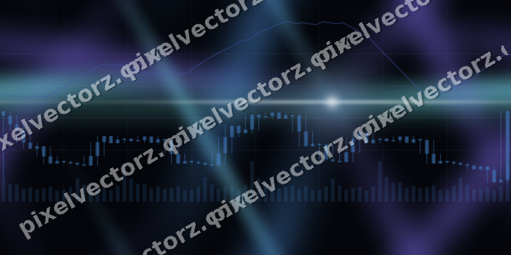 Nahtloser Neon Diagramm Hintergrund in Blau und Türkis