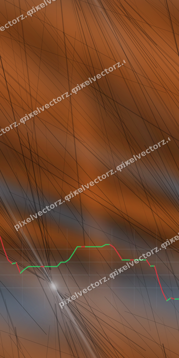 Nahtloser Neon Diagramm Hintergrund in Blau und Orange