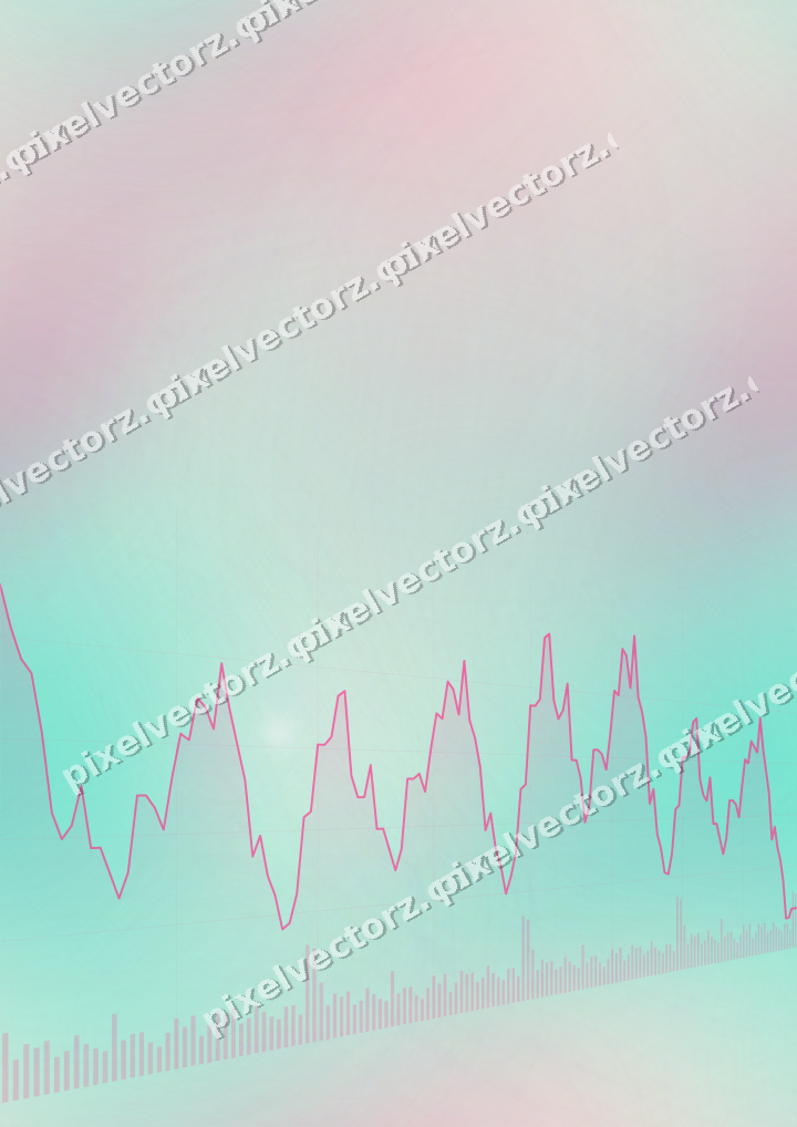 Nahtloser Pastell Diagramm Hintergrund in Rosa und Orange