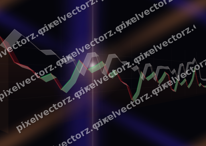Nahtloser Neon Diagramm Hintergrund in Orange und Blau