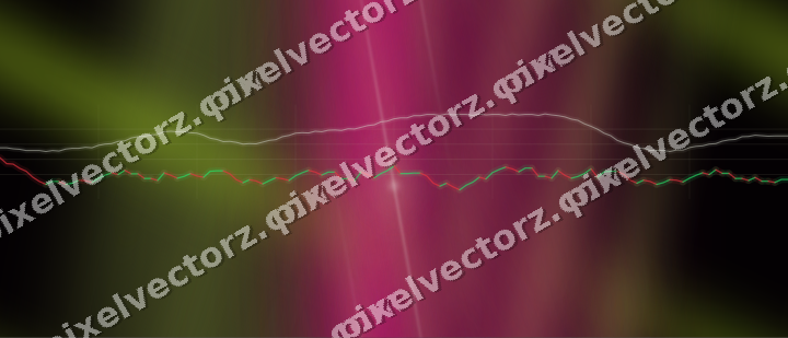Nahtloser Neon Diagramm Hintergrund in Limette und Rosa