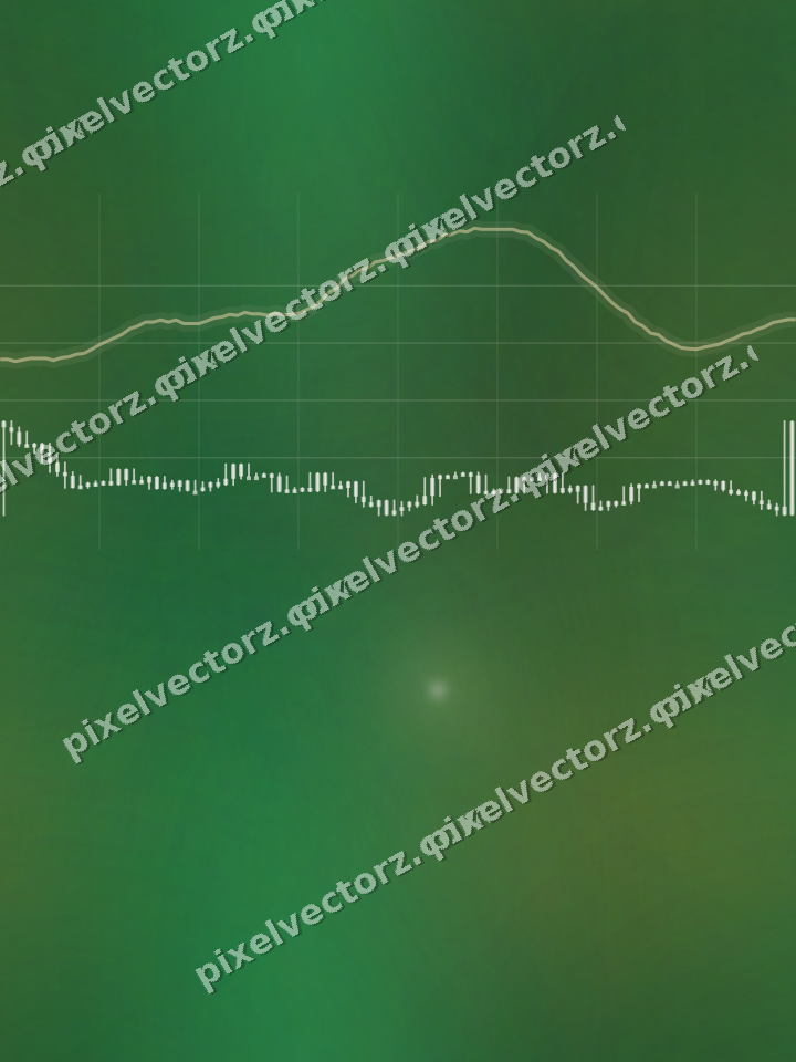 Nahtloser Neon Diagramm Hintergrund in Bernstein und Grün