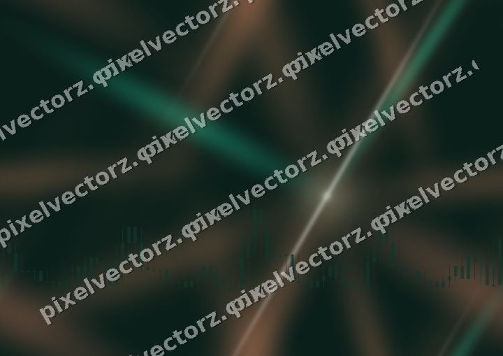 Nahtloser Neon Diagramm Hintergrund in Grün und Orange