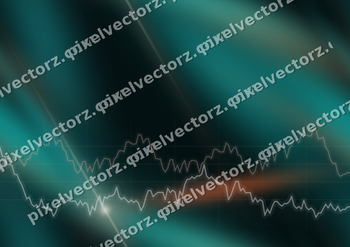 Nahtloser Neon Diagramm Hintergrund in Orange und Petrol