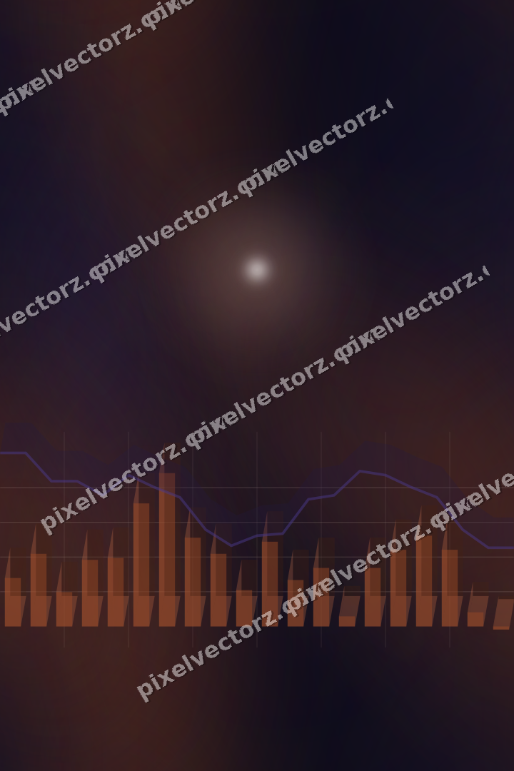 Nahtloser Neon Diagramm Hintergrund in Orange und Blau