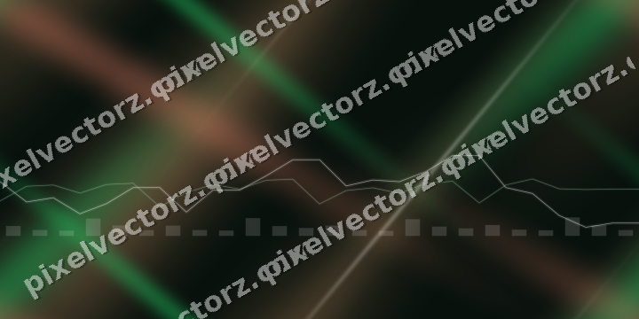 Nahtloser Neon Diagramm Hintergrund in Grün und Rot