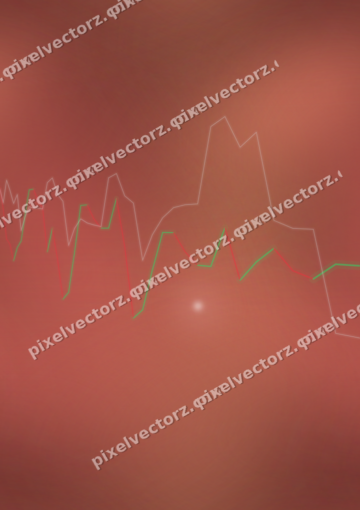 Nahtloser Neon Diagramm Hintergrund in Rot und Orange
