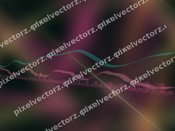 Nahtloser Neon Diagramm Hintergrund in Rosa und Orange