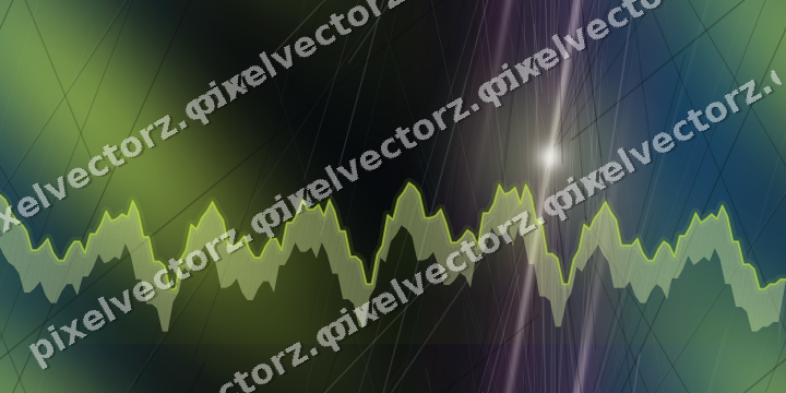 Nahtloser Neon Diagramm Hintergrund in Limette und Bernstein