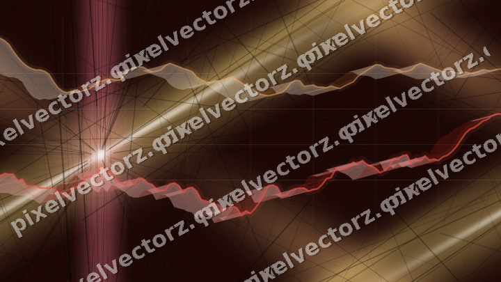 Nahtloser Neon Diagramm Hintergrund in Rot und Orange