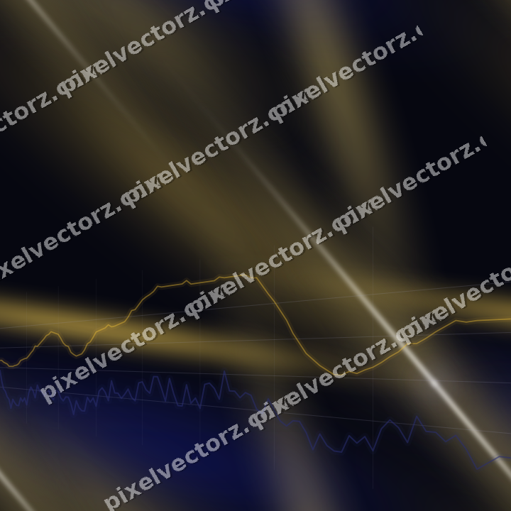 Nahtloser Neon Diagramm Hintergrund in Blau und Bernstein