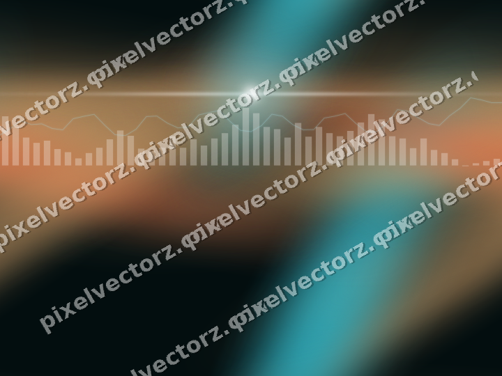 Nahtloser Neon Diagramm Hintergrund in Petrol und Orange