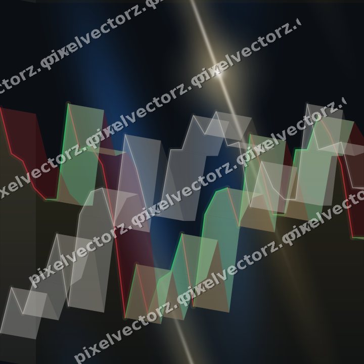 Nahtloser Neon Diagramm Hintergrund in Bernstein und Grün